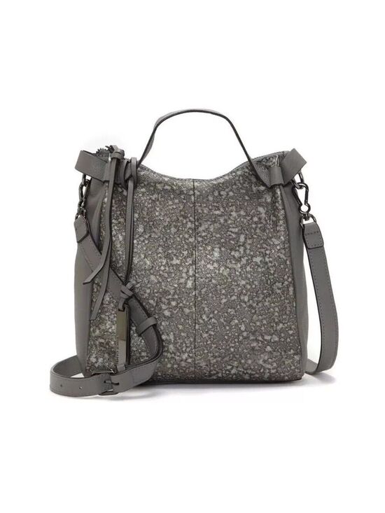 Vince Camuto Handbags - VINCE CAMUTO Alora Leather Crossbody Bag Gray MSRP$248